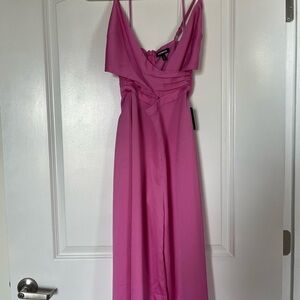 NWT Express Pink Cutout Colette Jumpsuit XS